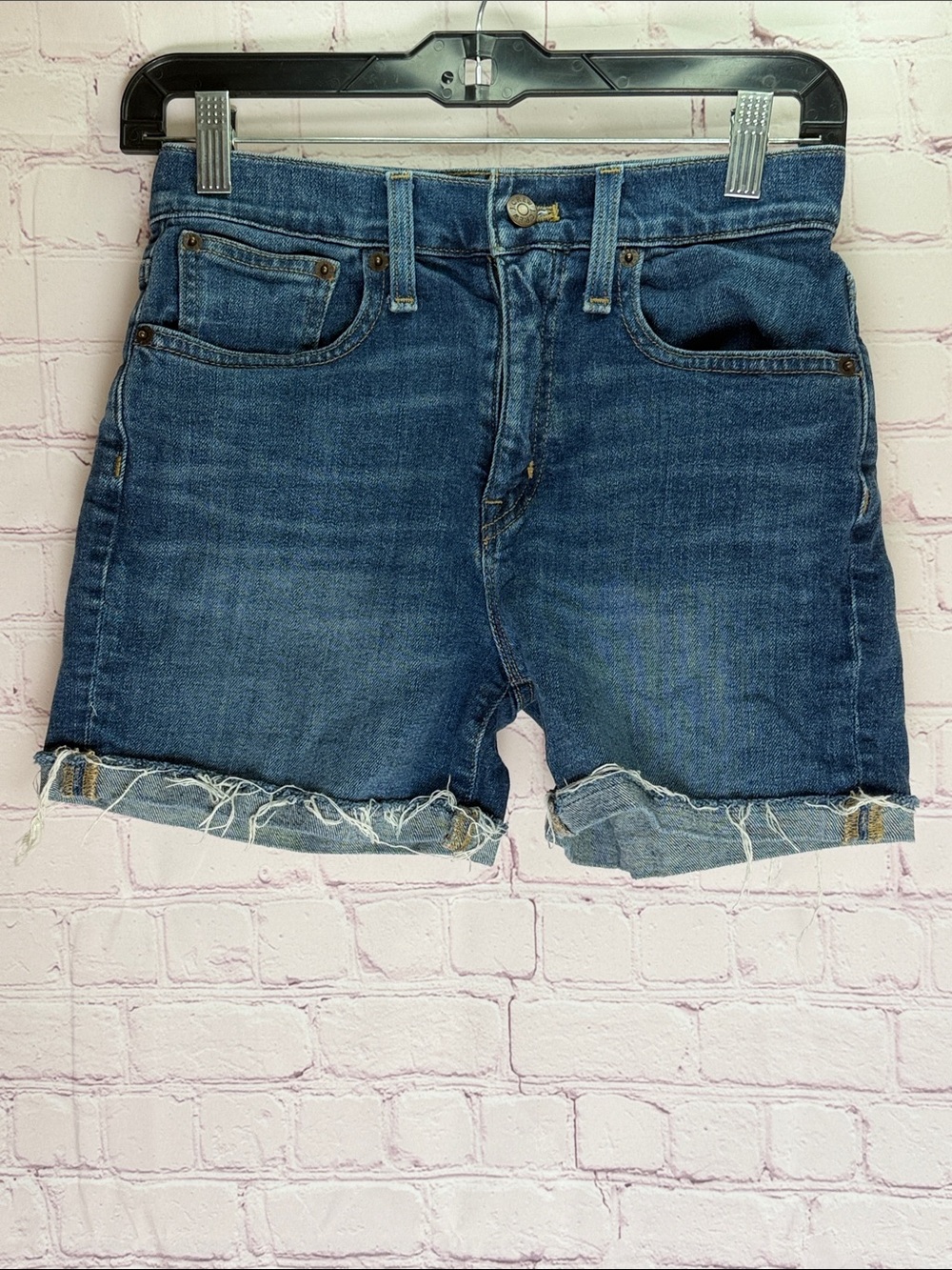 J. Crew Dark Blue Denim Jean Shorts Woman’s size XXS‎ or 24